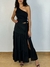Conjunto em cetim com cropped um ombro só REF0044 - Loja Hipátia