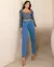 Calça jeans mom com cinto Consciência Jeans REF23934