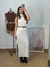 Vestido gola alta maxi em tricot AE22