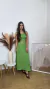 Conjunto em linho saia midi + cropped REF1922 - loja online