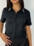 Camisa cropped com gola em pedrarias REF6009 - Loja Hipátia