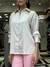 Camisa em cetim risca de giz REF10092 - comprar online