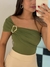 Body em poliamida um ombro só com aro - loja online