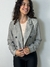 Blazer cropped risca de giz alfaiataria REF88793 na internet