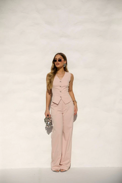 Conjunto alfaitaria com elastano Suzi REF3238