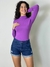 Blusa segunda pele K2B gola alta viscolycra Monica - loja online