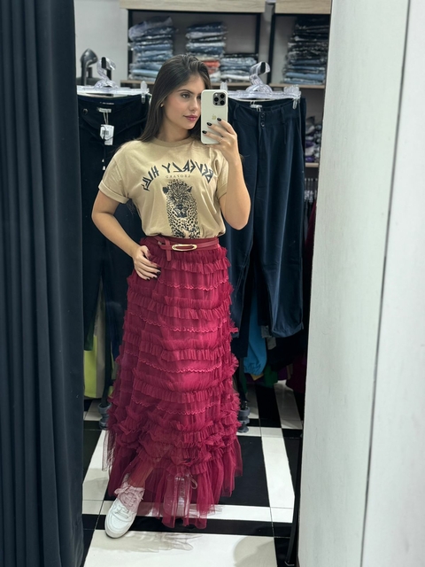 Saia de tule longa modelo dijon REF2514