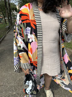 Kimono Robe Jardim da Bendita