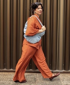 Conjunto Viscose Terracota - comprar online