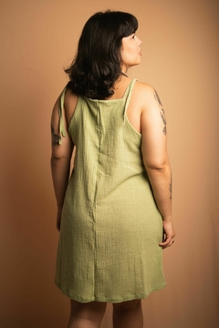 Vestido Curto Pistache - B E N D I T A 