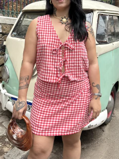 Regata Lacinho Vichy - loja online