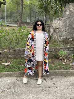 Kimono Robe Jardim da Bendita na internet