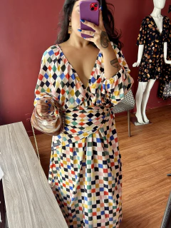 Pré Venda Vestido Delírio Xadrezinho na internet
