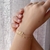 Pulseira Estrelas, Banhada em Ouro 18k, com Zircônias