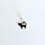 Berloque Gatinho Preto, em Prata 925, com Detalhes em Resina