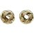 Brinco Banhado em Ouro 18k, Nozinho Grande