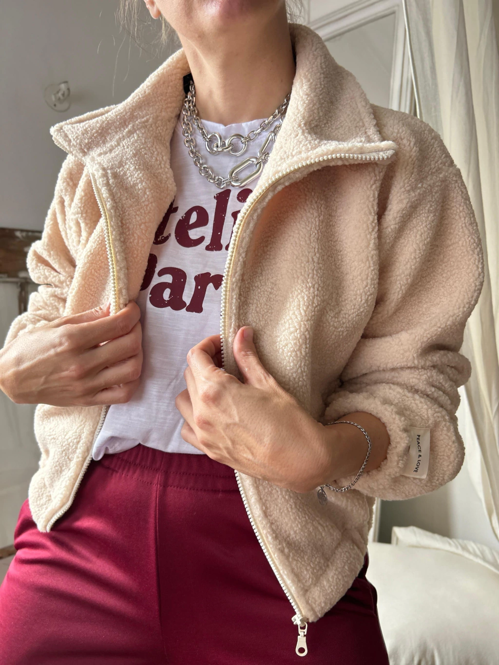 CAMPERA TEDY BEIGE
