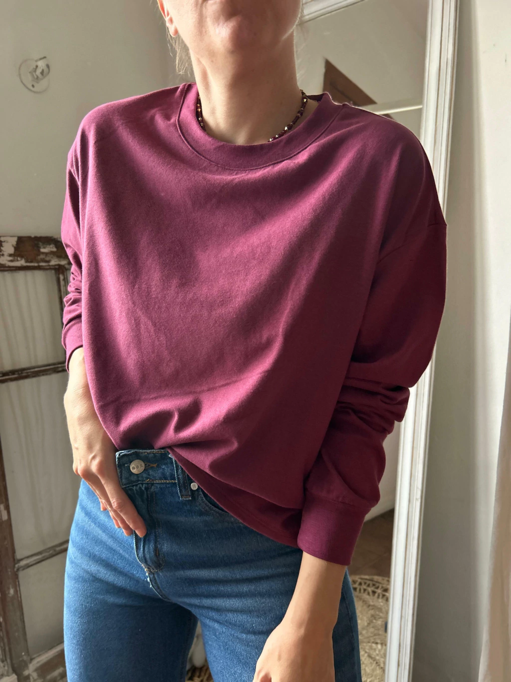 REMERA BULKY MAGENTA