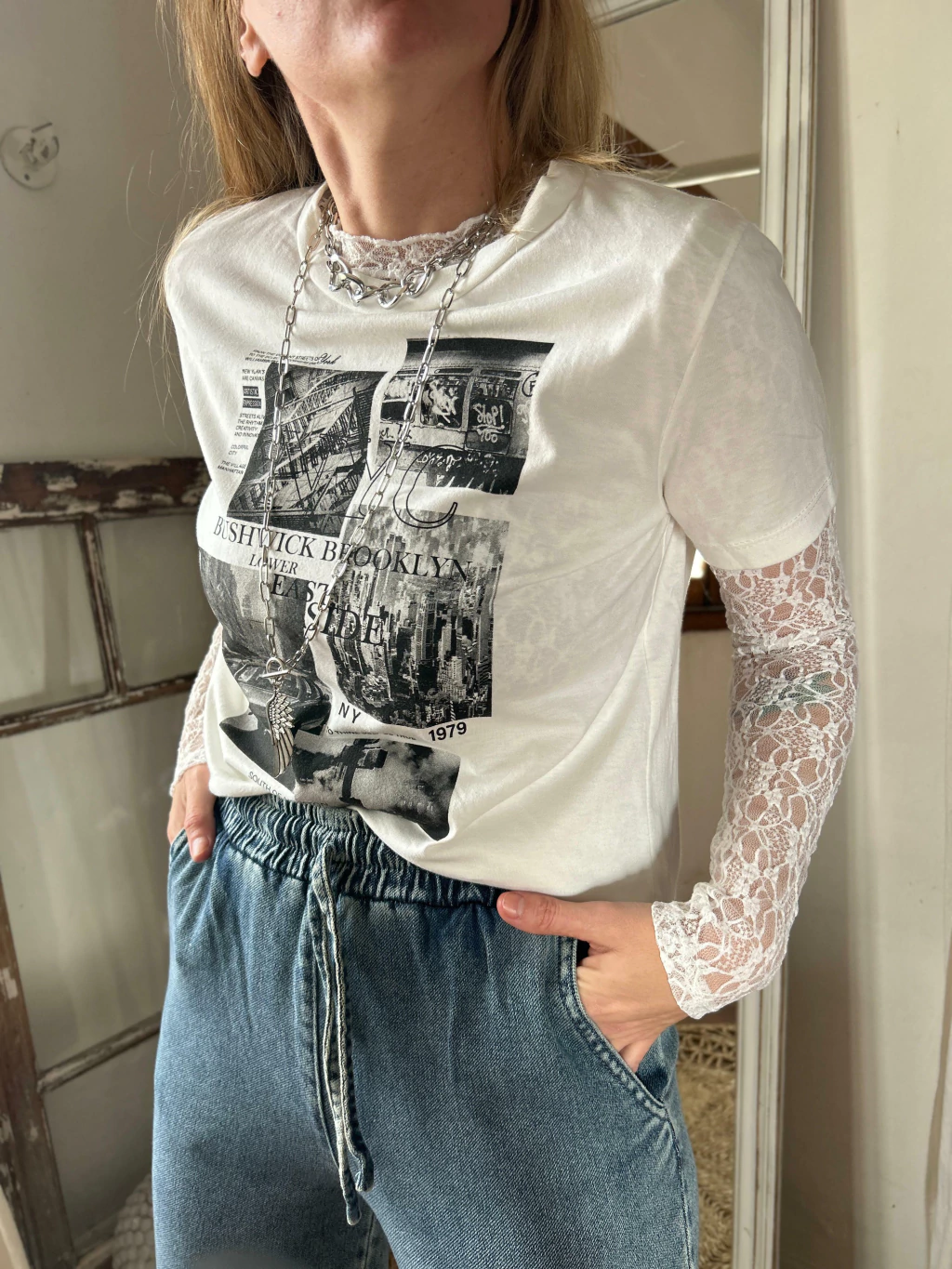 REMERA NYC BLANCO