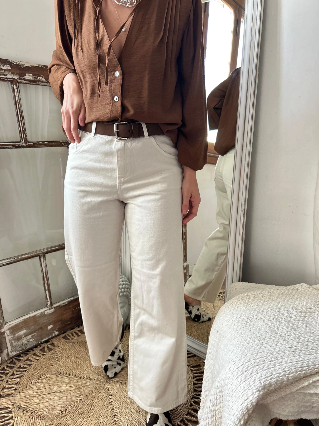 JEAN WIDE LEG HADA CRUDO