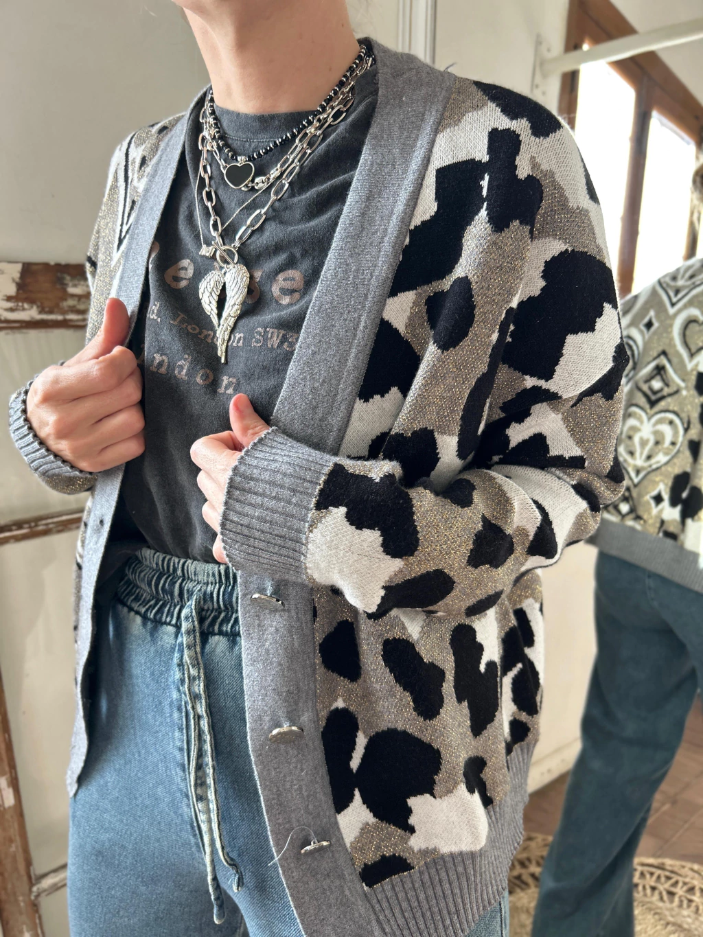 SACO LOVE GRIS