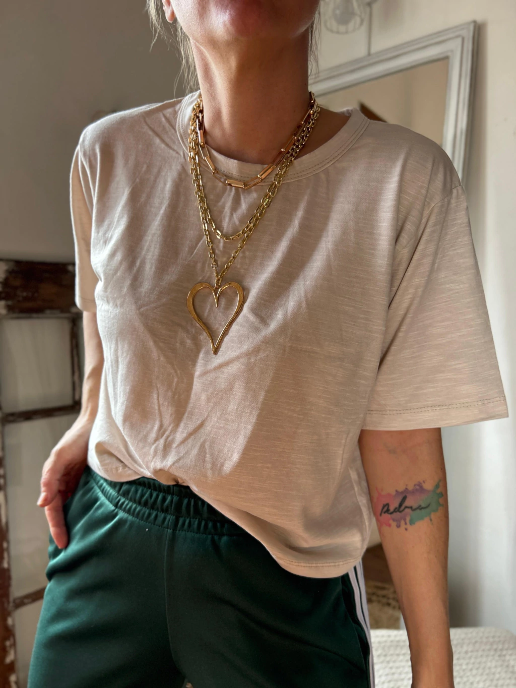 REMERA MALAGA BEIGE