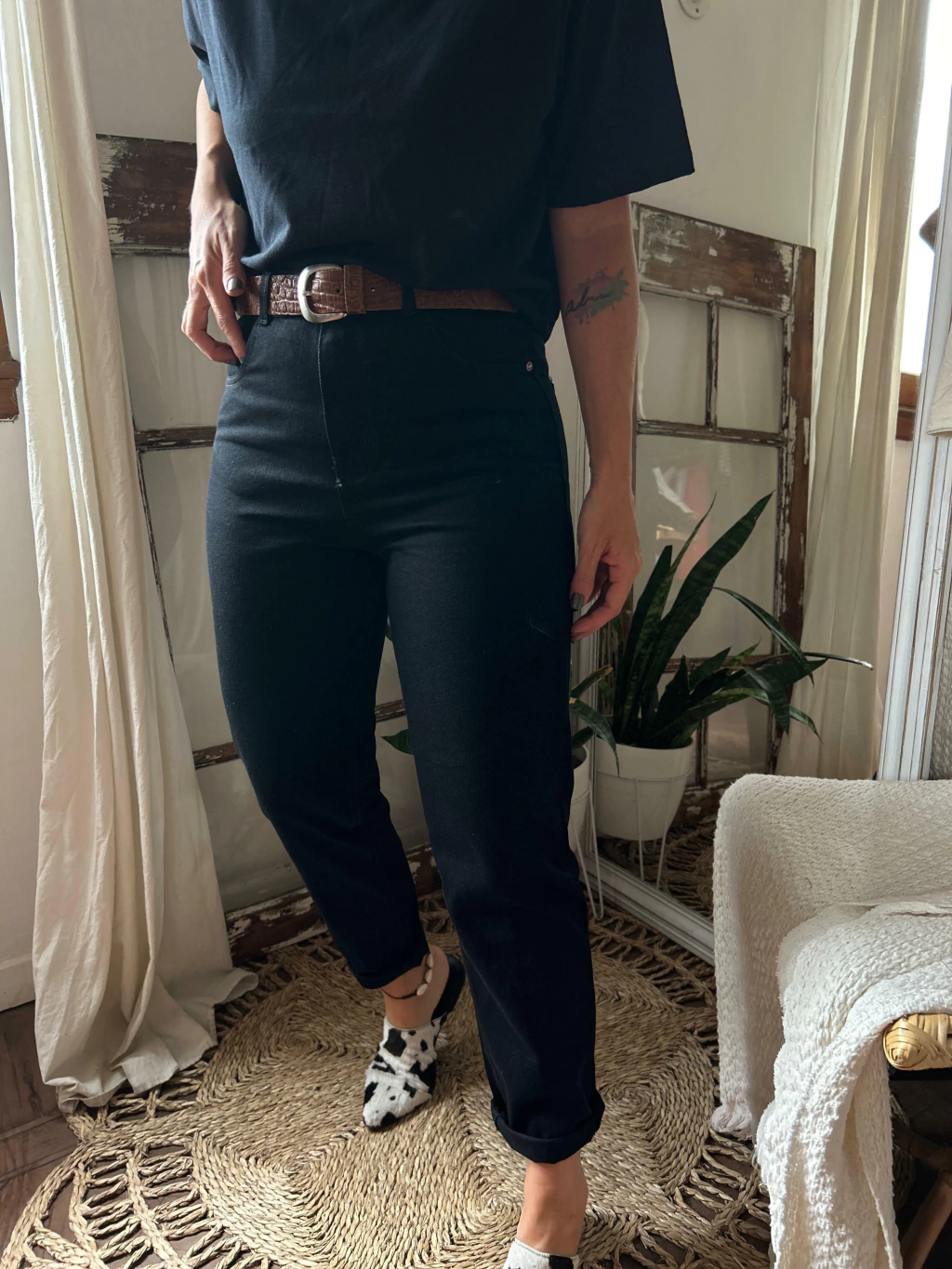 JEAN MOM NEGRA