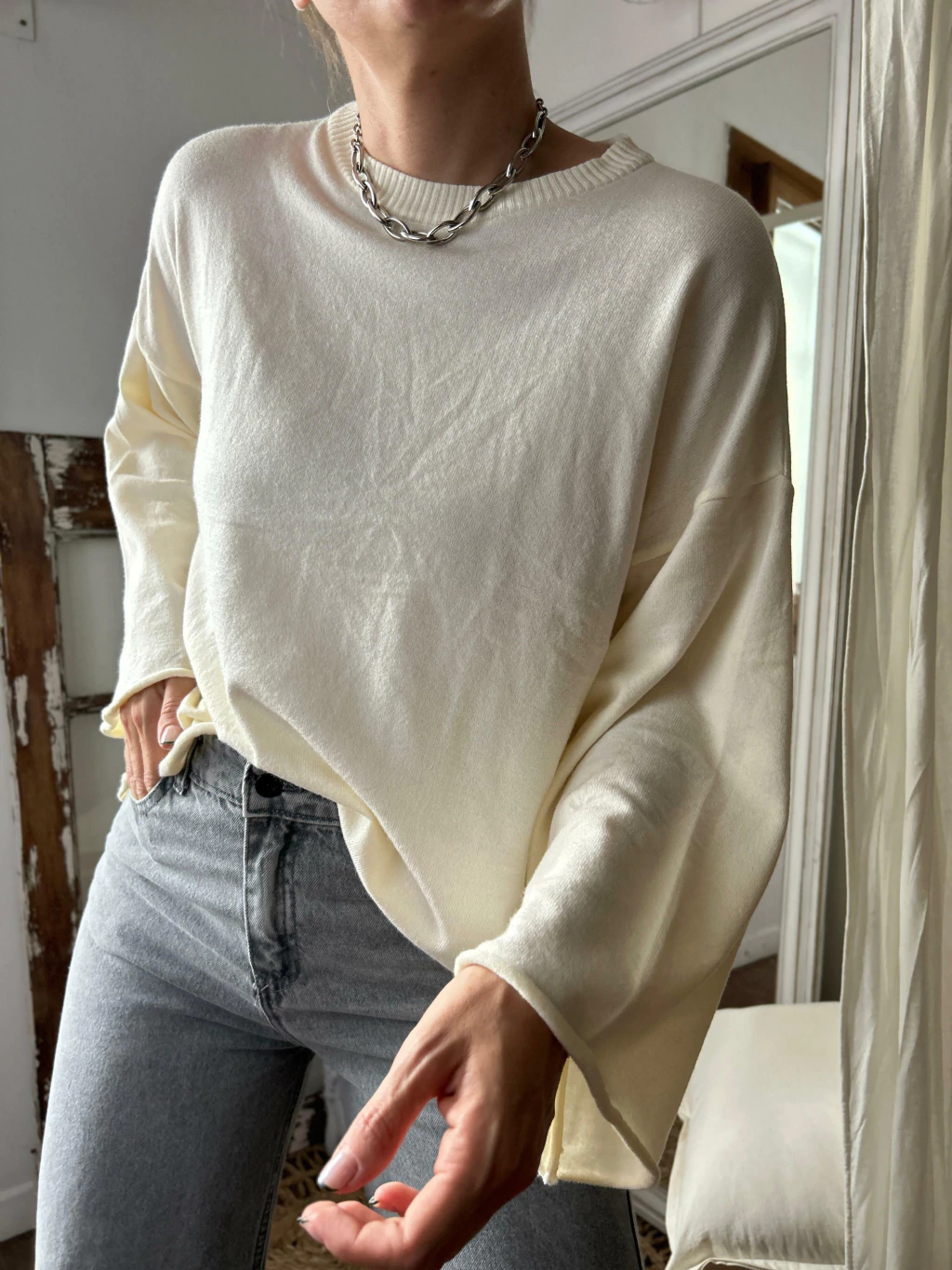 SWEATER SELENA CRUDO