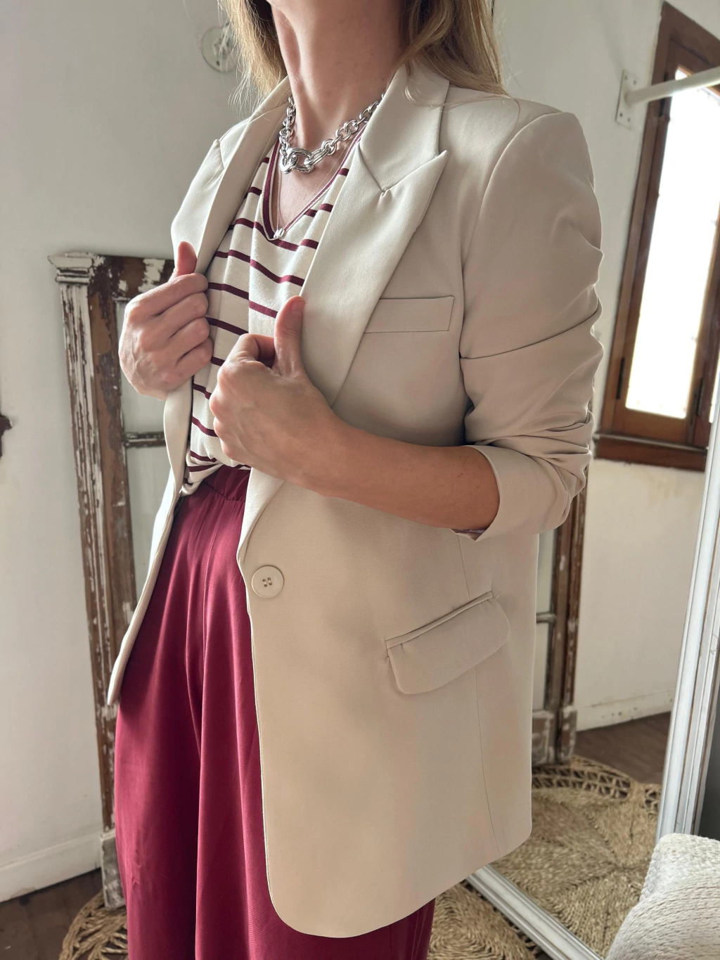 BLAZER FLORENCIA BEIGE