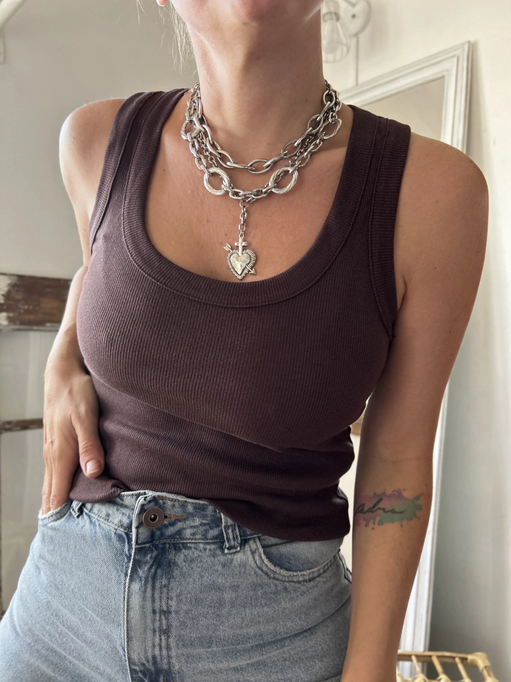 MUSCULOSA OLIVIA CHOCO