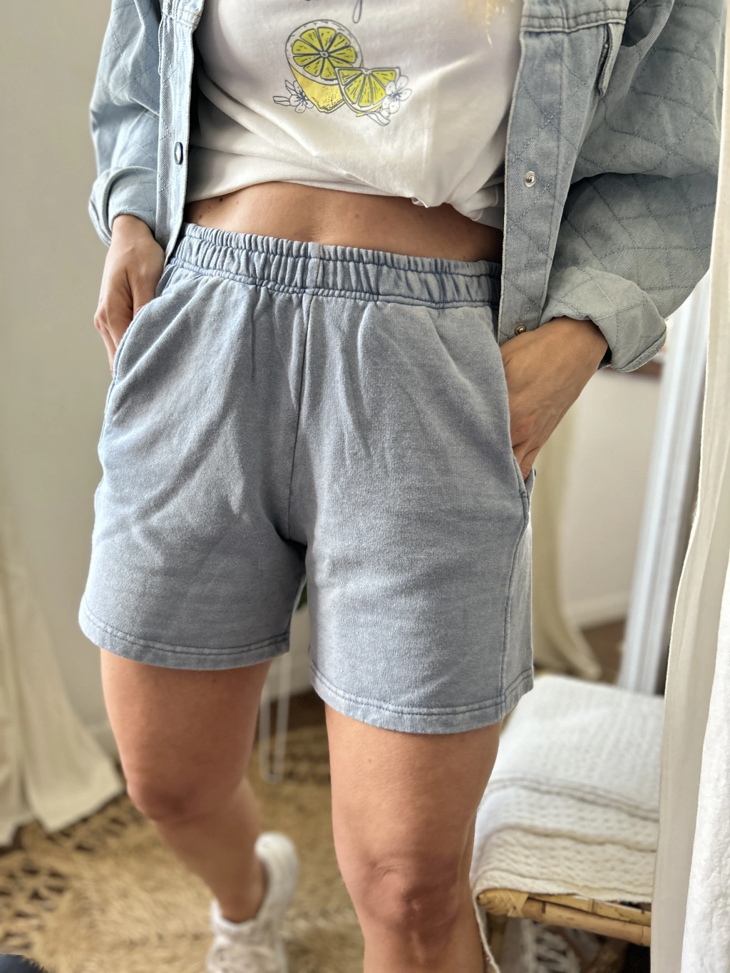 SHORT MACA CELESTE