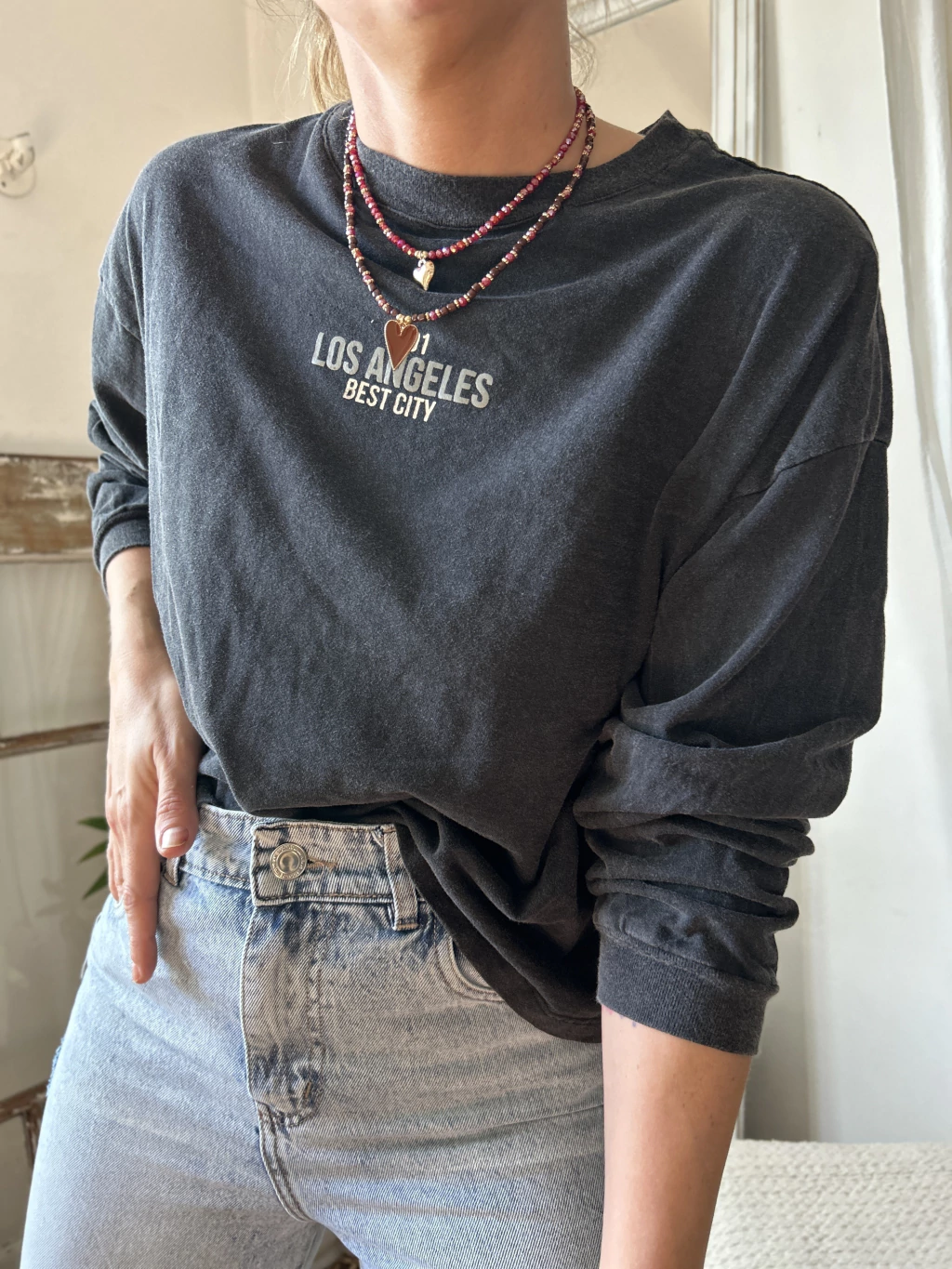 REMERA ANGELES GRIS THEMARKET