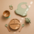 Kit Introdução Alimentar Silicone e Bambu 