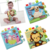 Livro de Tecido Bebe Sensorial Animais