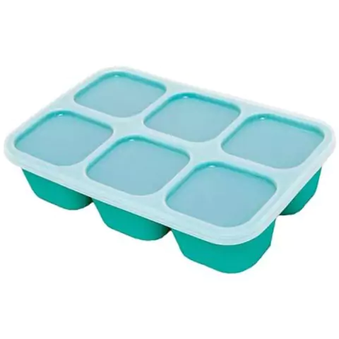 Porta Papinha de Silicone com Tampa - Marcus & Marcus