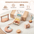 Minha Primeira Bandinha – Kit Musical de Madeira para Bebês na internet