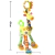 Chocalho Girafa de atividades com argolas - comprar online