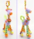 Mordedor girafa de pelúcia - Happy Monkey - Pezinhos Web Artigos Infantis