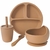 Kit Alimentação bebê em Silicone - 4 peças