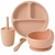 Kit Alimentação bebê em Silicone - 4 peças
