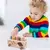 Ônibus de Encaixe Montessori - Brinquedo Educativo de Madeira e Silicone