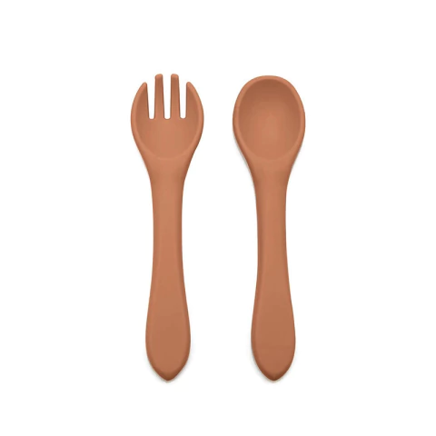 Talher Infantil Silicone - Colher e Garfo