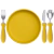 Kit Alimentação Silicone e Aço Inoxidável (4 peças)