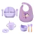 Kit Introdução Alimentar Silicone Baby Soft (9 peças) na internet