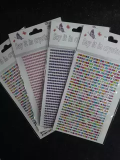 Mini Strass Autoadhesivos (3291) Colores Surtidos