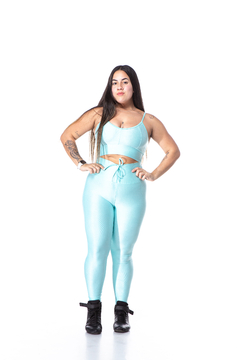 Conjunto Top Alcinha + Legging MicroCanelado - DIASP FITNESS