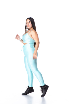 Conjunto Top Alcinha + Legging MicroCanelado