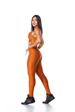 Conjunto Top Alcinha + Legging MicroCanelado - comprar online