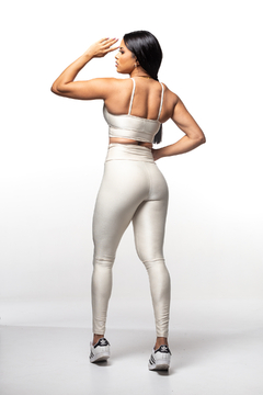 Conjunto Top Alcinha + Legging MicroCanelado