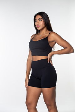 Imagem do Conjunto Top Alcinha + Short MicroCanelado